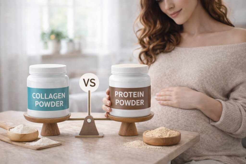 The Difference Between Collagen and Protein Powder During Pregnancy