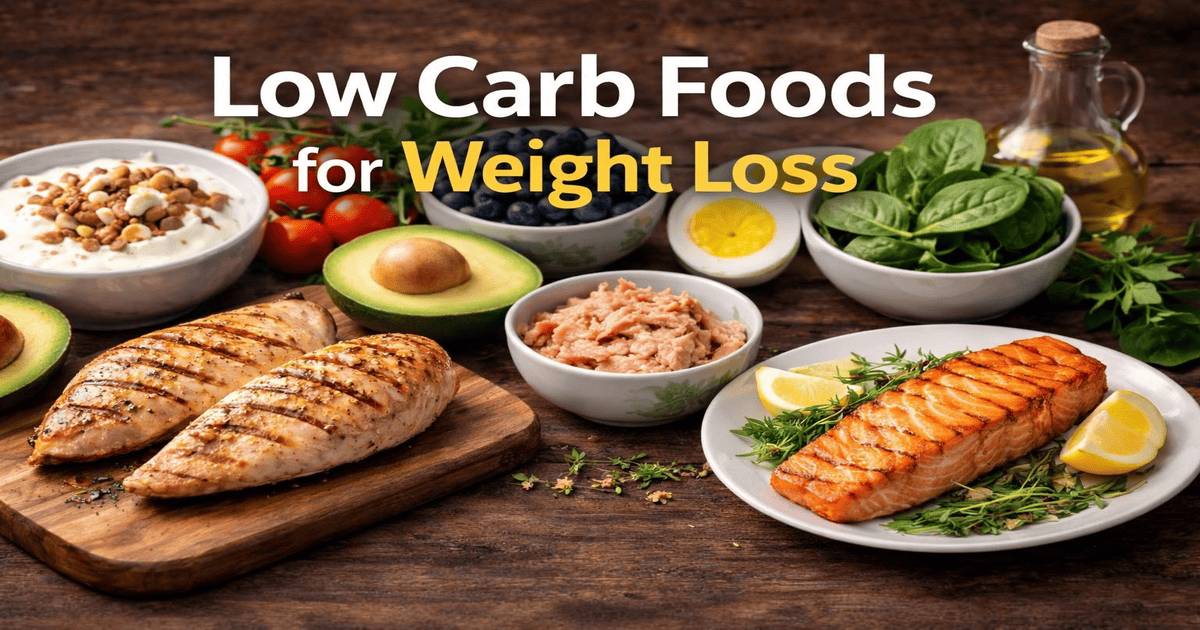 Best Low Carb Foods for Weight Loss That Actually Help You Lose Fat