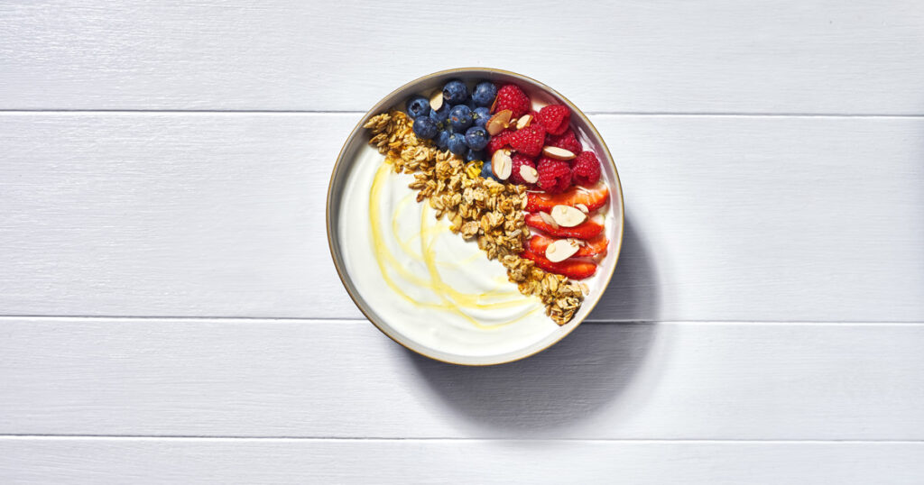 Yogurt with Natural Toppings